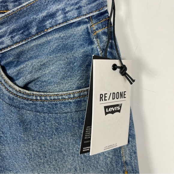 RE/DONE Crop Low Slung Jeans Reconstructed Levi’s - Picture 13 of 16